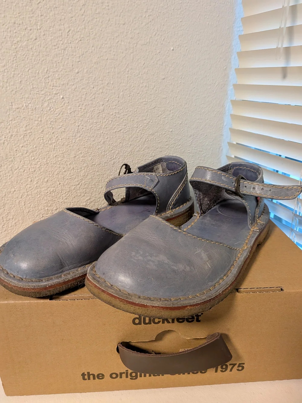 Duckfeet 40 Periwinkle Mols Mary Jane Shoes